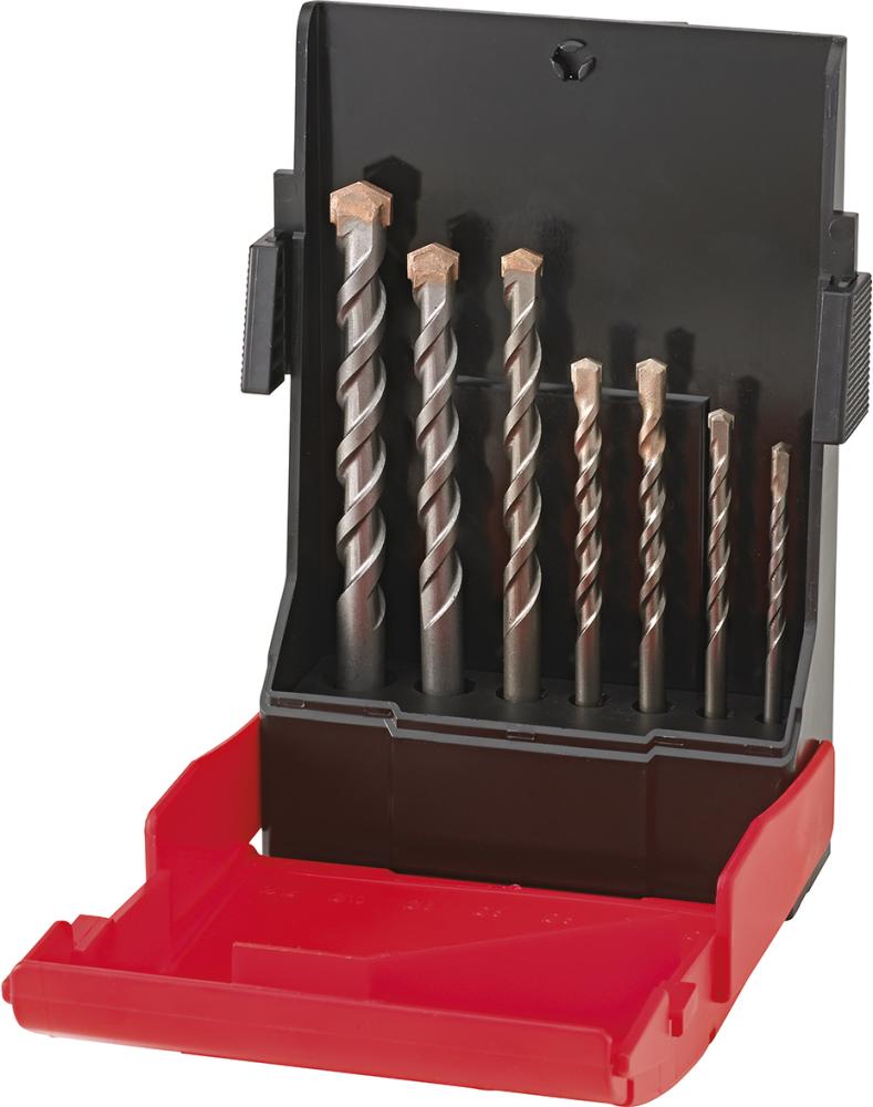 Jeu de forets béton carbure 7 pièces 