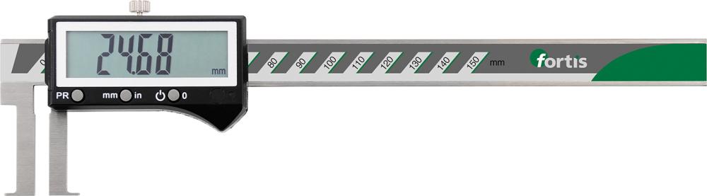 Pieds à coulisse rainuresnumérique 22-150/0,01mm 