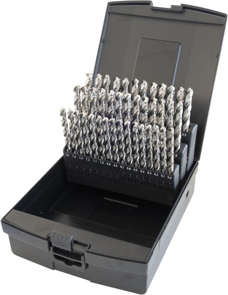 Jeu forets hél. DIN338 HSSE rectifiés type N 6-10mm 