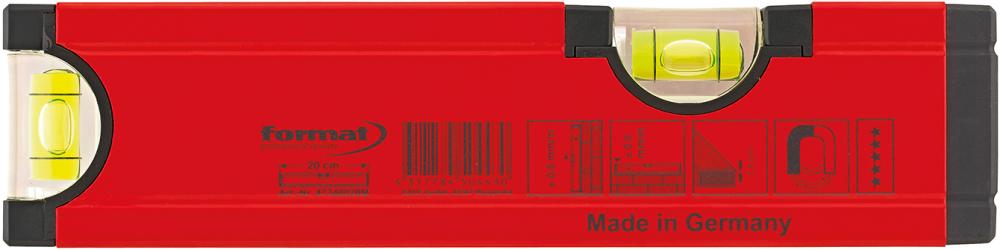 Niveau à bulle à aimant 20cm 