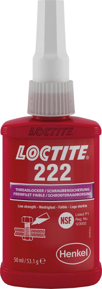 Frein filets LOCTITE 222 flacon 50ml 