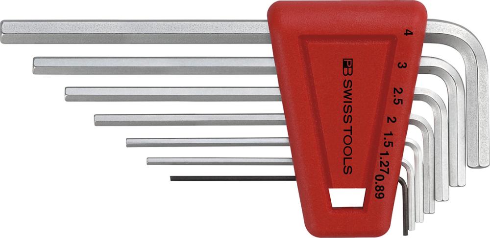 Jeu de clés hexagonales PB210H4 7 pcs court