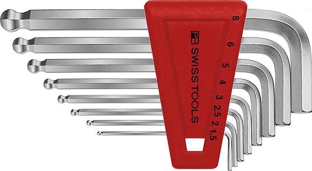 Jeu de clés hexagonales PB212 H-8 8pcs court