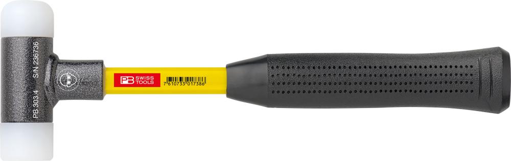 Maillet avec manche en fibre verre anti-rebond 22mm 