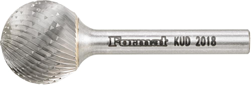 Fraise sur tige carbure forme sphérique 2018 C 6mm20x18mm 