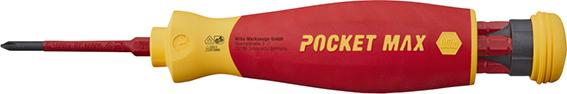 Tournevis à réservoir de lames PocketMax VDE 4 pièces 