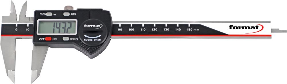 Pied à coulisse à affichage digital IP54 avec sortie de données 150mm ET 