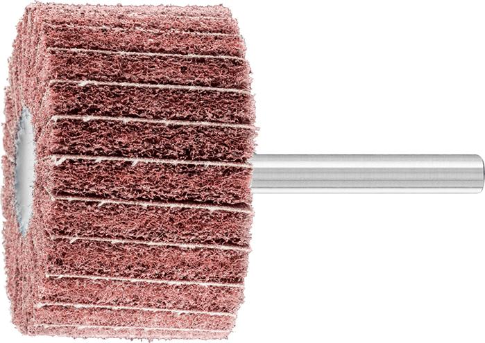 Meule en non-tissé sur tige POLINOX PNZ 50x30 mmK 180 A 