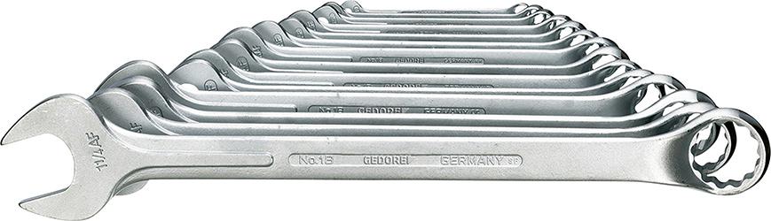 Jeu de clés mixtes DIN3113B 13 pièces 5/16-1.1/4