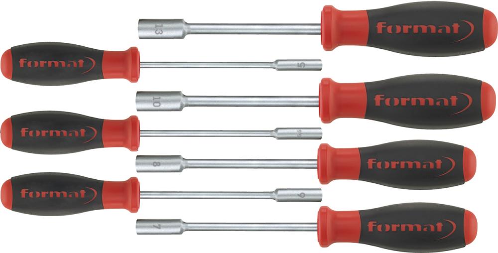 Jeu de tournevis à douilles 5-13x mm 7 pièces 