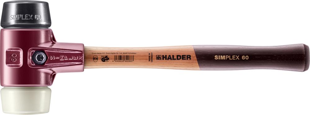 Maillet SIMPLEX caoutchouc/nylon 60mm 