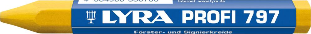 Craie de forestier et de marquage 797 jaune 12 pièces 