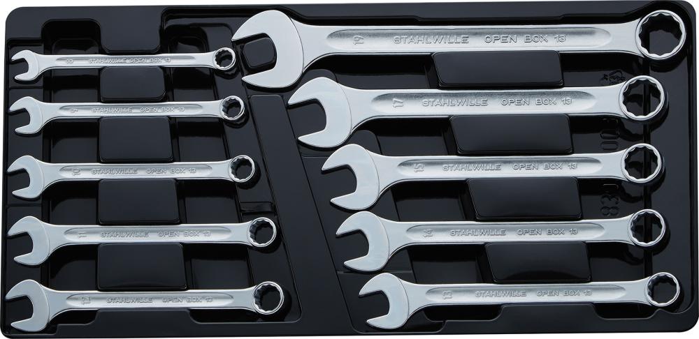 Jeu clés mixtes DIN3113A 10pcs. 