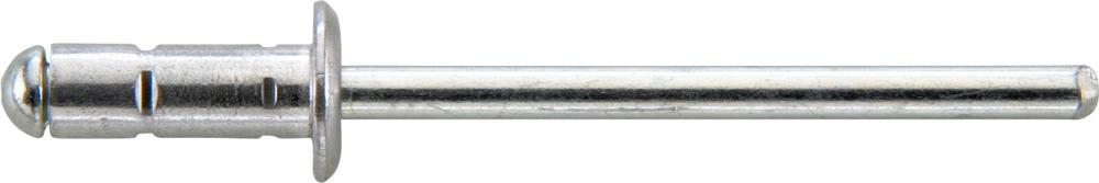 Rivet aveugle multiserrage alu tête goutte de suif3,2x8mm 