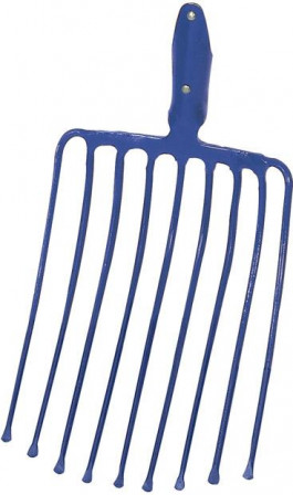 Fourche à pierres 9 dents , douille-ressort