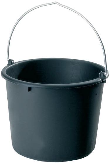 Seau de chantier polyéthy lène Regen. noir 10 l