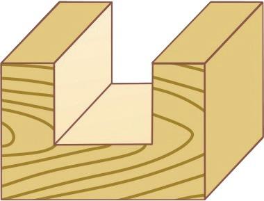 Fraise à rainurer HW 8x20 x51 S8 