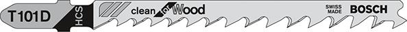 Lame de scie sauteuse T 101 D pack de 5 