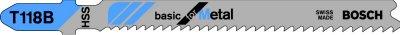 Lame de scie sauteuse T 118 B pack de 5 
