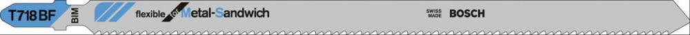 Lame de scie sauteuse T 718 BF pack de 3 