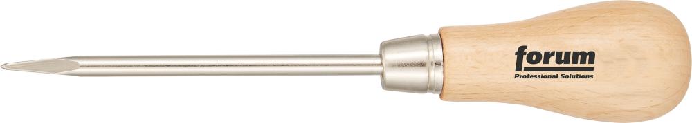 Alésoir manche bois 4 pans 