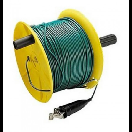 Bobine de câble vert 100m pour kit de terre
