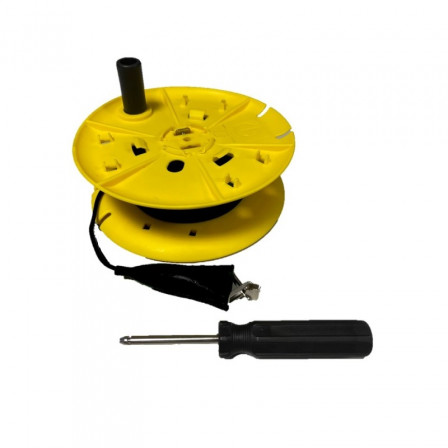 Bobine de câble noir 33m pour kit de terre