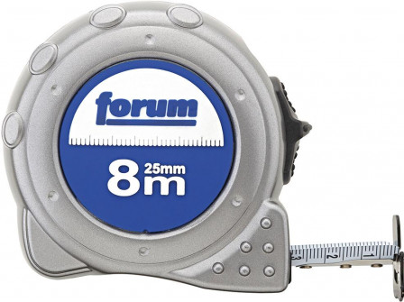 Mètre-ruban de poche 8m x 25mm bilat. 