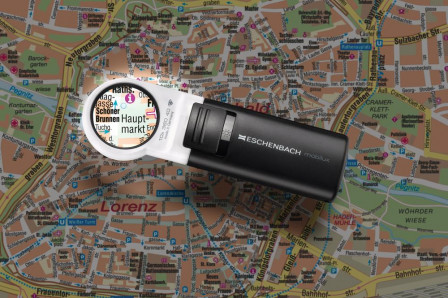 Loupe éclairante mobilux 5x D58mm 