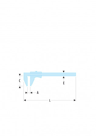 Pied à coulisse classe 0 - 1/50ème