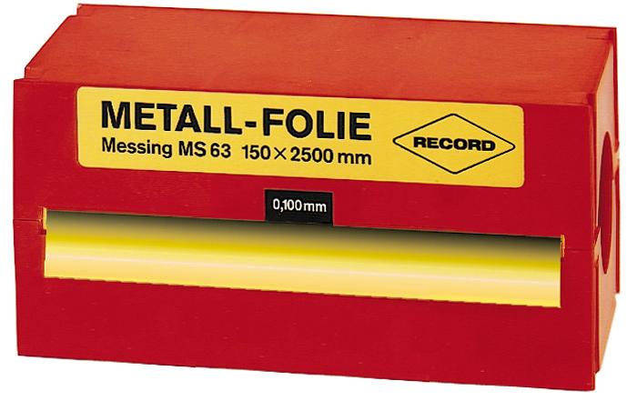 Feuille clinquant acier non allié 150x2500x0,025mm 