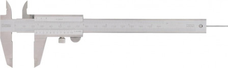 Pied à coulisse de poche de précision avec vis de blocage Acier inoxydable rempé 150mm 