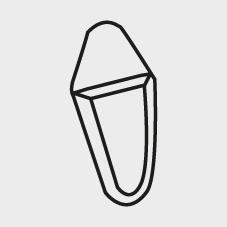 Cadran de pied à coulisse avec des pointes croisées Acier