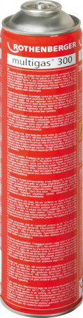 Cartouche de gaz 600ml Mu ltigas 300 