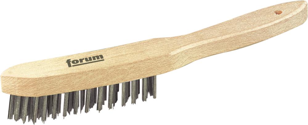Brosse à main inox. Rz 2 lisse 
