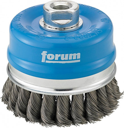 Brosse à boisseau acierM1 4 fil d'acier 80x0,80mm tressée 