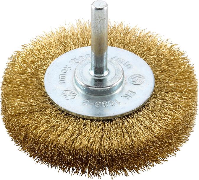 Brosse circulaire fil lai t. 6 mm 30mm ondulée 