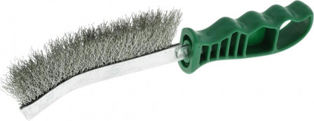 Brosse universelle à manc h m. inox 260mm ondulée 