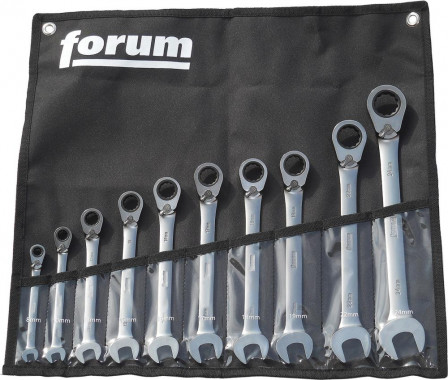 Clé à fourche à cliquet 10 p. comm. 8-24mm