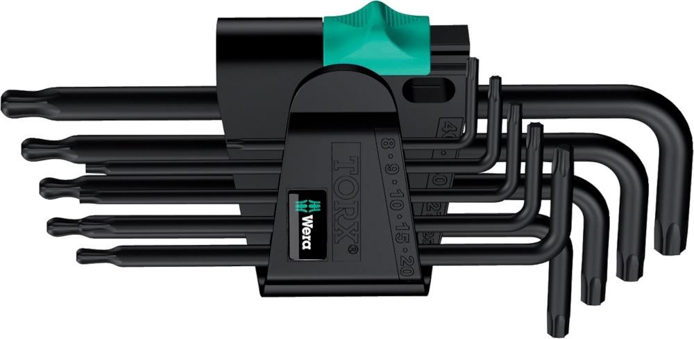 Jeu de clés mâles coudées six pans 967 PKL/9, Torx ® 