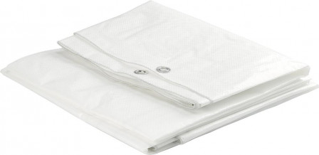 Bâche tramée PE 160g/m2, 4x5m translucide