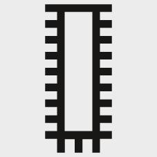 Lime d'atelier DIN7261A plate 200mm taille 1 