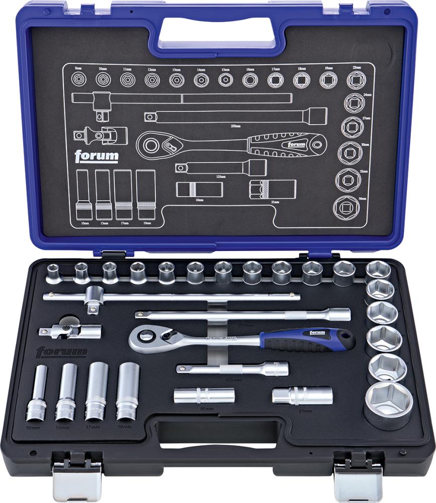 Composition douilles 1/2