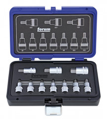 Coffret d'embouts de vissage 1/2 6 pans, 10 pièces