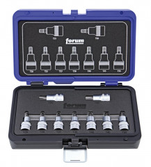 Coffret d'embouts de vissage 1/2 pour vis à empreinte TORX®, 9 pièces