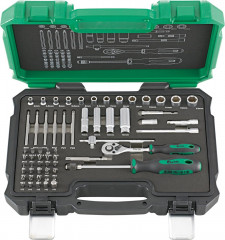 Coffret à douilles 1/4, 61 pièces