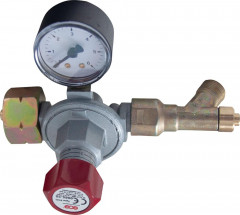 Détendeur bouteilles de propane 5/11/33kg avec manomètre pession gaz 0,5-4bar 