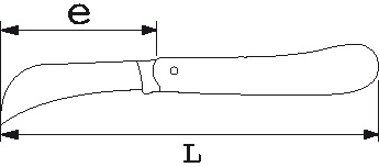 COUTEAU CRAN D'ARRET MANCHE ACIER