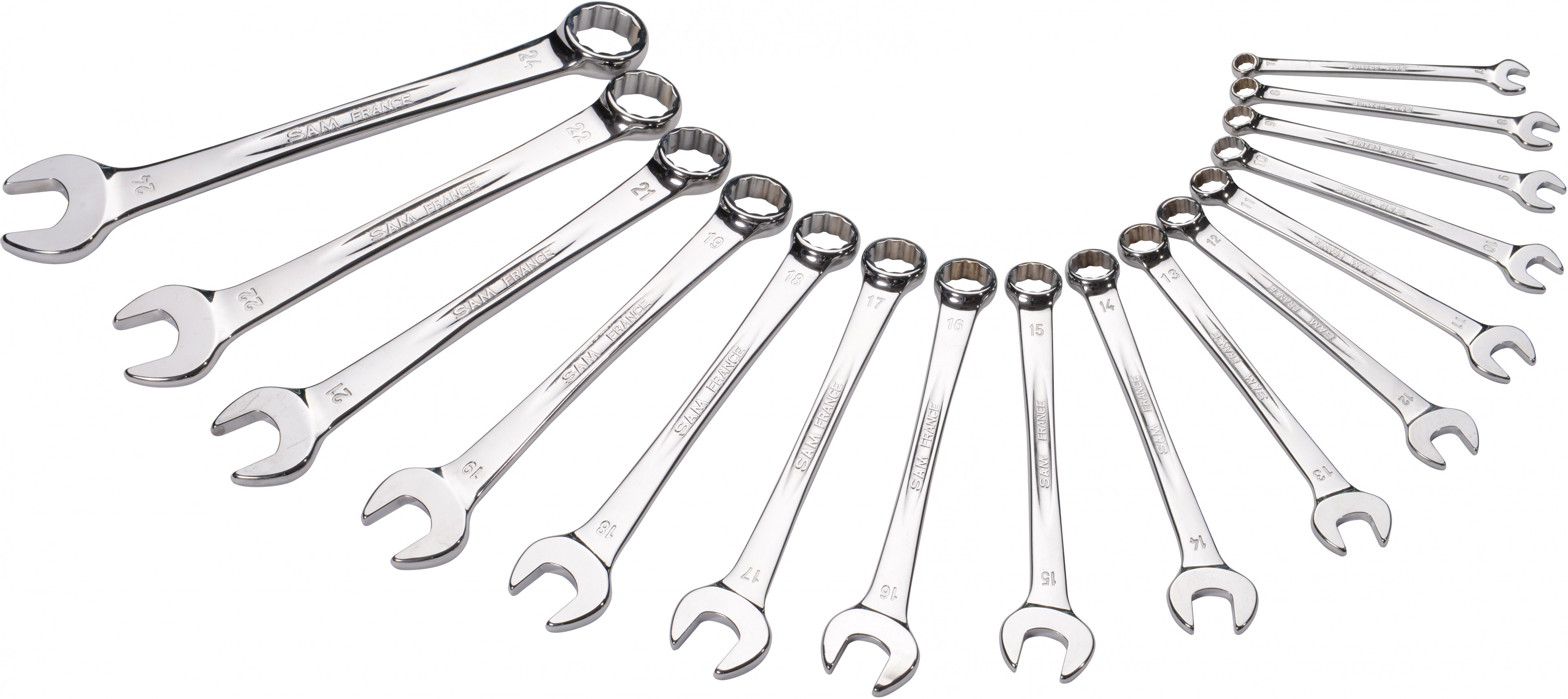 JEU DE 16 CLES MIXTES EN MM