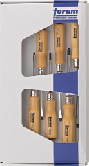 Jeu de tournevis 6 pcs. Manche en bois PH 